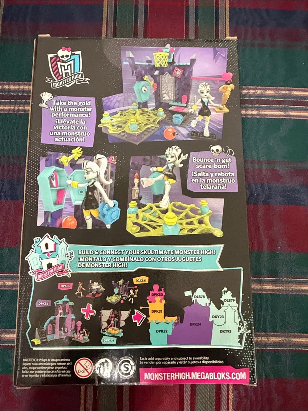 Mattel Monster High Physical Deaducation Playset - Green & Black & Purple